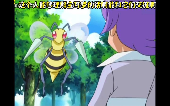 精灵宝可梦 这个人能够理解宝可梦的话啊能和它们交流啊截图