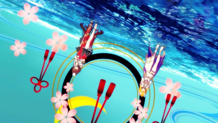 【崩坏三mmd】苏莎娜x李素裳《神谕法则》截图