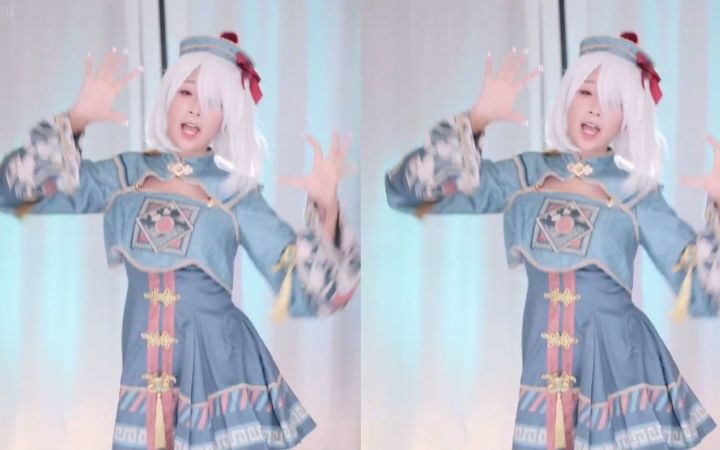 【鱼子酱】《元气少女缘结神》 小僵尸版 直播跳舞录屏截图