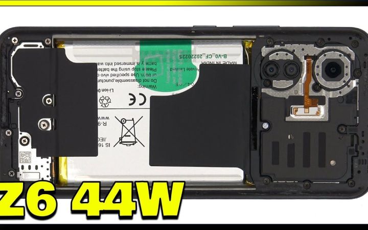 【手机测评】IQOO Z6 44W 手机拆解修复视频截图