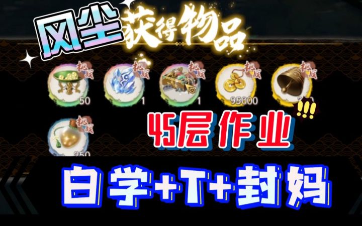 浮屠塔45层通关作业,白学+T+封妈截图