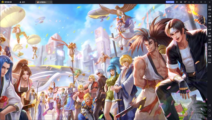 SNK全明星集结,雷电模拟器60帧实录截图