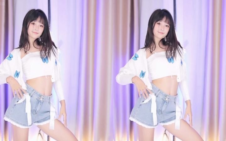 【鱼子酱】《Rollin》 白色衬衫版 直播跳舞录屏截图