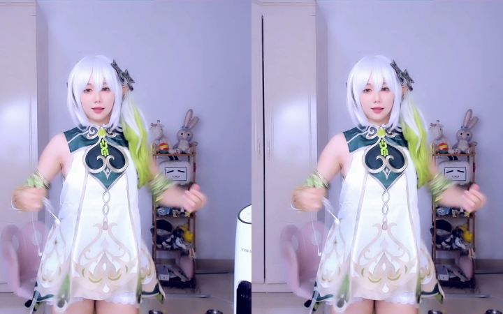 【花花小仙子】《ring ring ring》 纳西妲限定 直播跳舞录屏截图