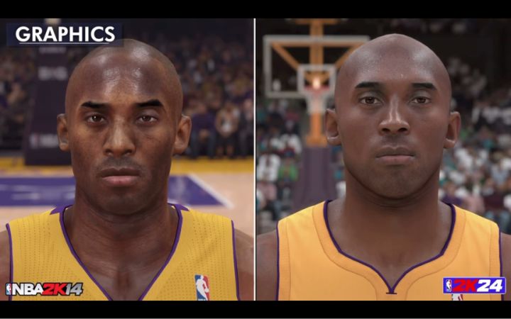 NBA2K系列游戏细节十年对比截图