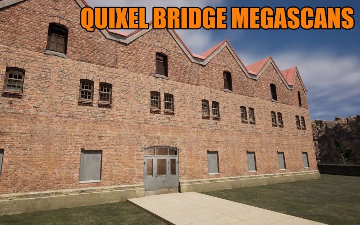 如何在虚幻引擎5中启用和使用Quixel Bridge 和 Megascans资产【UE5教程】截图