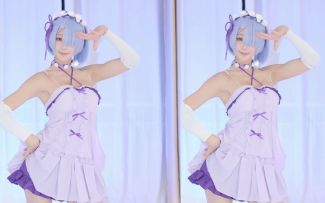 【鱼子酱】《Bunny Style》雷姆睡衣限定 直播跳舞录屏