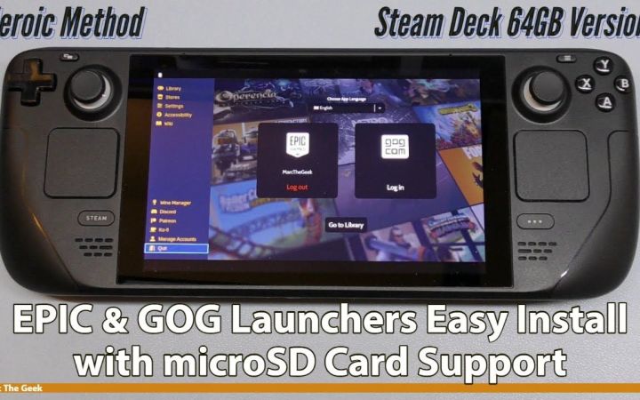 在Steam Deck上简单安装EPIC & GOG教程截图