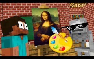 MC怪物学院动画丨有趣的绘画挑战丨我的世界动画