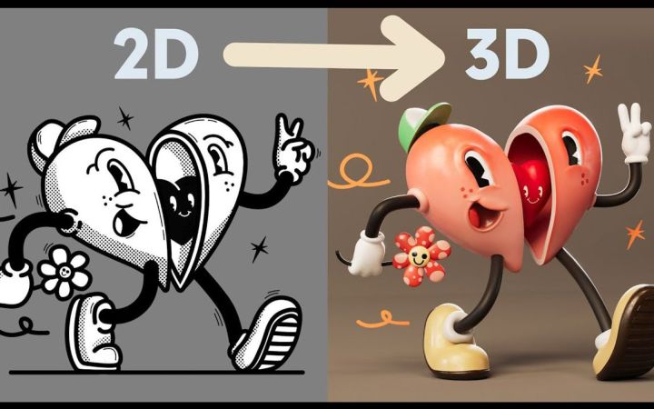 3D角色制作:从2D到立体视觉的飞跃!截图