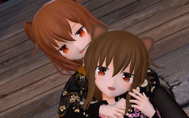 【MMD】 苹果烟花与苏打之海【雷&电】【搬运】截图