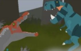 (搬运)战神棘龙vs霸王龙Fang【cabo animations(视频作者)】截图