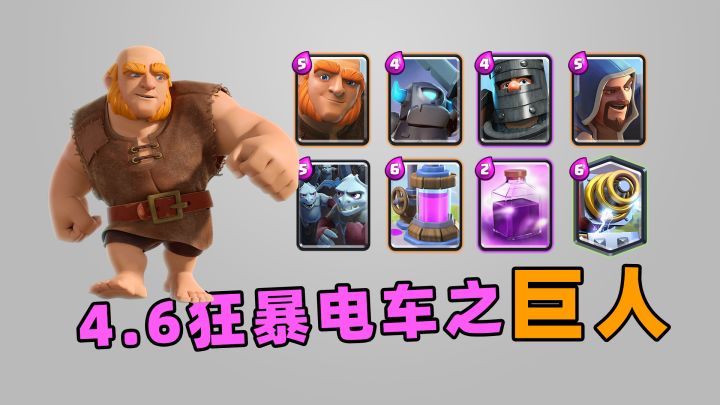 皇室战争:4.6狂暴电车之巨人截图