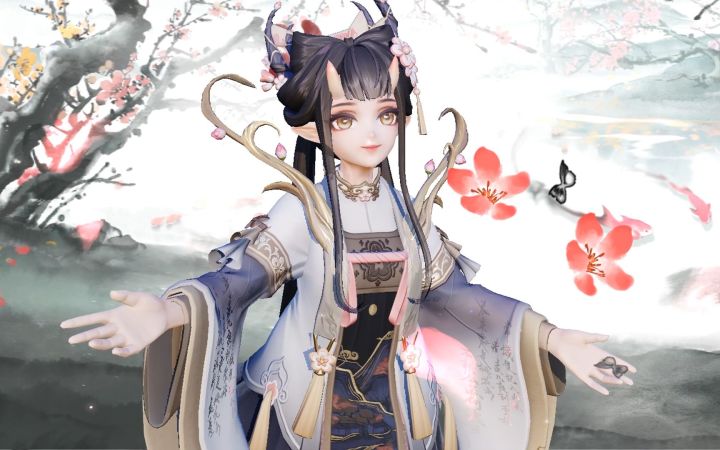 【皮肤展示】桃花妖全新赏金特典皮肤「云倚朝烟」截图