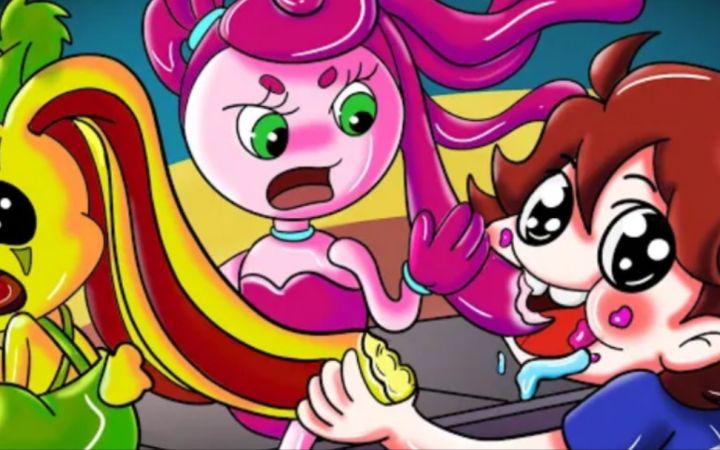 【搬运YouTube】美味的bunzo Bunny和长腿妈咪Poppy playtime 3第三章至Poppy playtime 2第二章动画截图