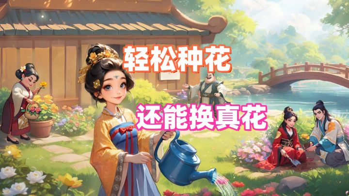 治愈系花园手游来啦!300种花卉+偷菜互动+还能兑换真花!截图