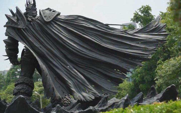 台湾省台中市的阿尔萨斯雕像截图