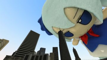 当天空出现一只巨大的fumo