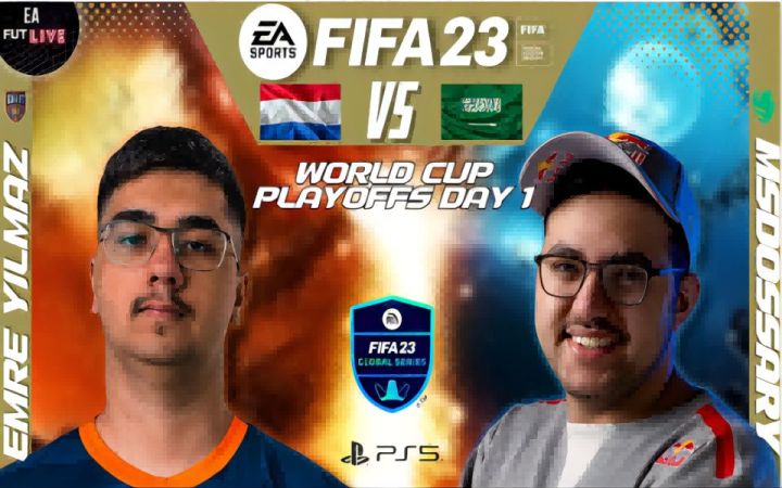 FIFA23电竞世界杯季后赛第一日焦点战:电子欧冠冠军Yilmaz VS 18年世界冠军MSdossary截图