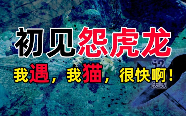 【3DM】我遇，我猫，很快啊！《怪物猎人：崛起》之初见「怨虎龙」截图