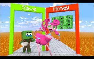 怪物学院1476集丨Money run challenge-长腿妈咪 Orphanage丨Poppy playtime 2 我的世界动画