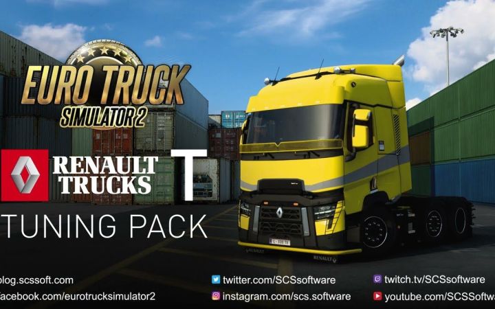【YouTube】欧卡2:雷诺T改装包DLC|Euro Truck Simulator 2: Renault Trucks T Tuning Pack DLC截图