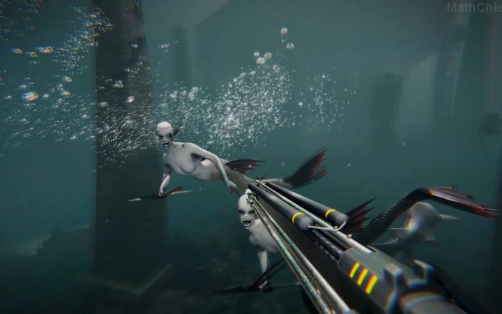 深海恐怖游戏《水中死亡2》演示集锦截图