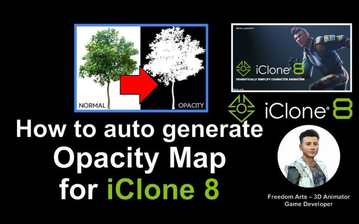 如何为iClone 8生成不透明度贴图 【iClone 8教程】截图