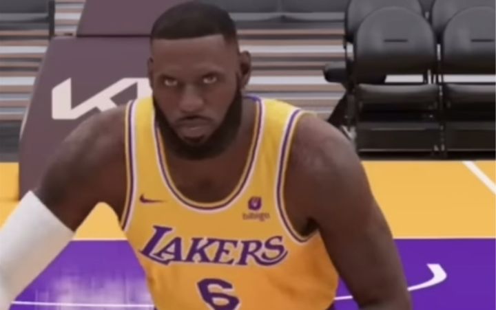 NBA2k系列詹姆斯进化史截图