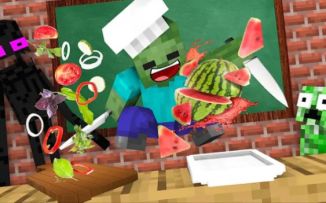 MC怪物学院动画丨烹饪5挑战全集丨我的世界动画