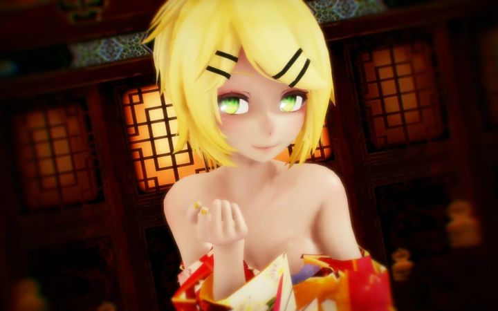【MMD】极乐净土【Rin】【搬运】截图