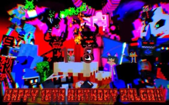 【搬运YouTube】ZalgoTheAnimator的18岁生日截图