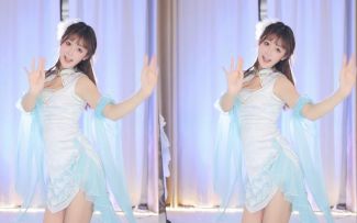 【鱼子酱】《桃花笑》西施旗袍限定 直播跳舞录屏