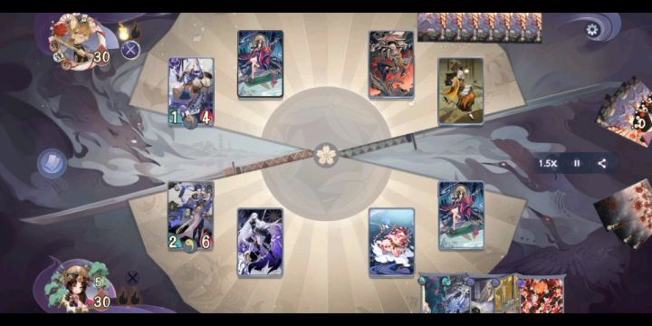 【灰灰】《阴阳师 百闻牌》月坠清场,稳赢一场截图