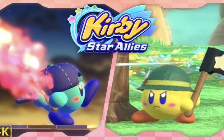 【4K60帧】《星之卡比 新星同盟》里的所有小游戏游玩视频(4人游戏)【搬运】by Nintendo Utopia截图