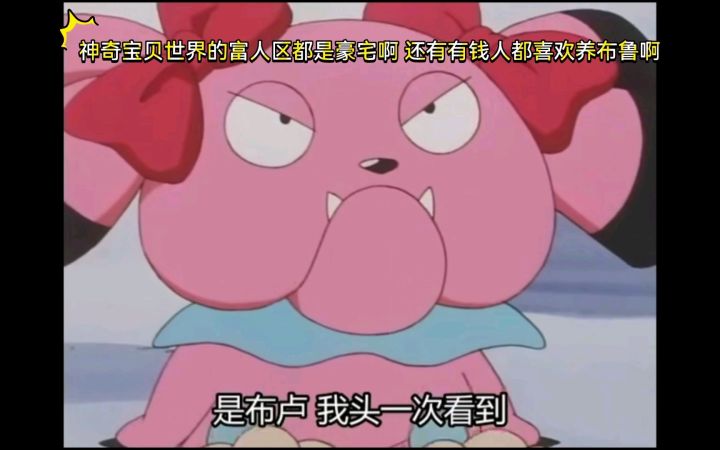 精灵宝可梦 神奇宝贝世界的富人区都是豪宅啊 还有有钱人都喜欢养布鲁啊截图