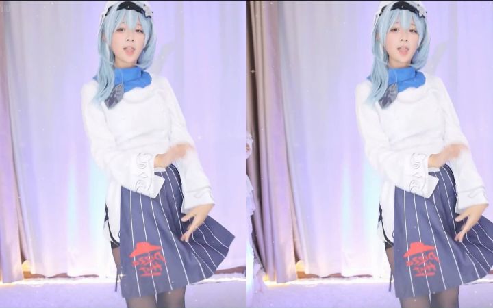 【鱼子酱】《SHAKE IT》优菈必胜客限定 直播跳舞录屏截图