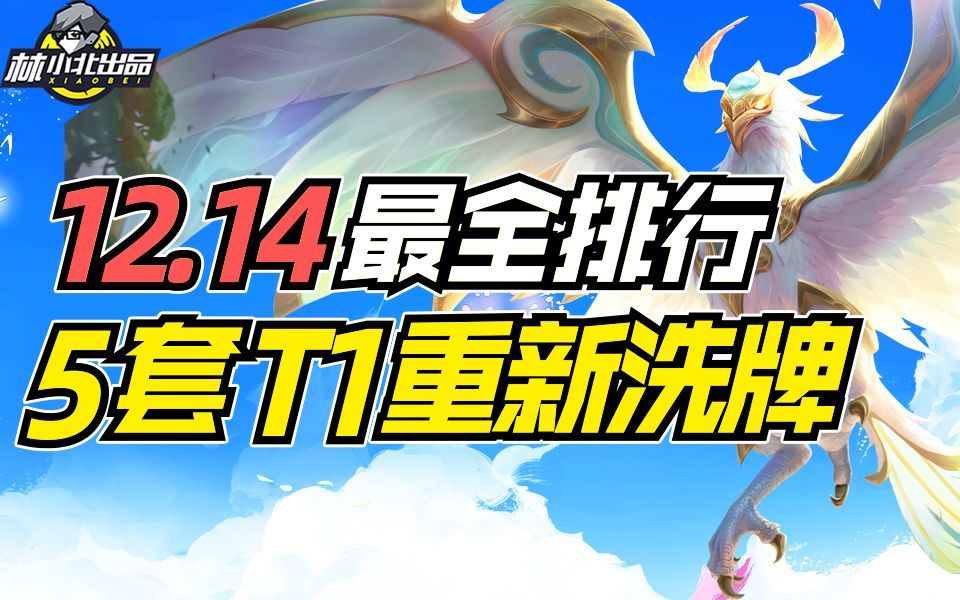 云顶明灯：12.14B版本全阵容排行，5套T1阵容大洗牌！【云顶之弈】【金铲铲之战】云顶手游巨龙之巢 云顶S7上分套路阵容教截图