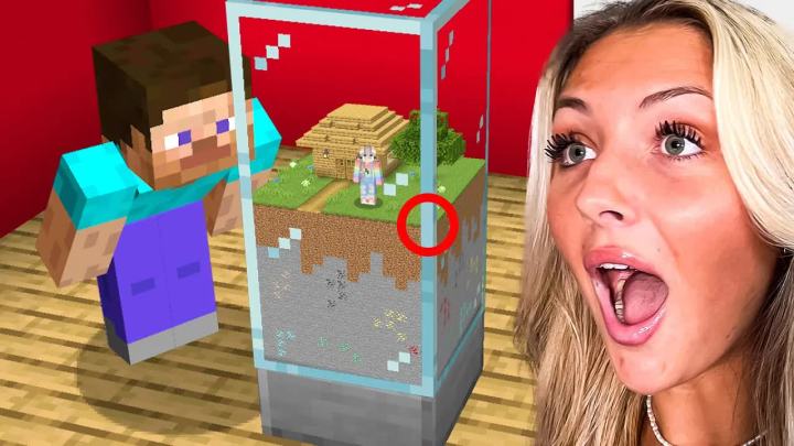 我用一个小小的Minecraft世界愚弄了一个女孩截图