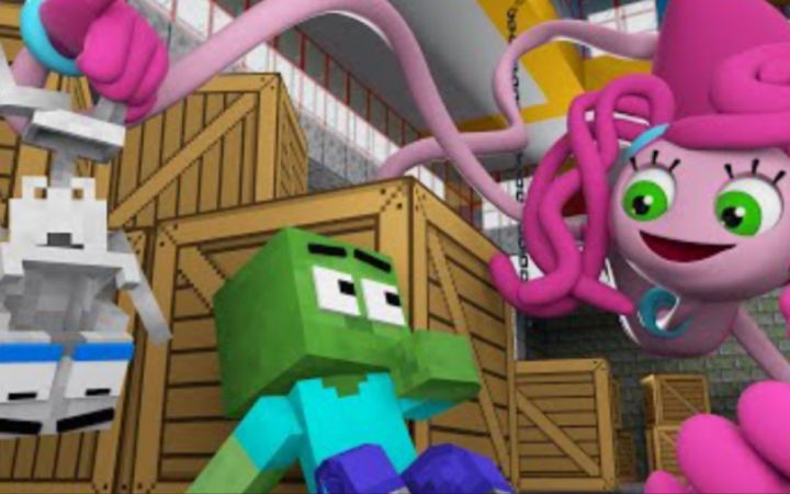 怪物学院动画:Poppy playtime 2 长腿妈咪is not a monster -sad story 我的世界动画截图