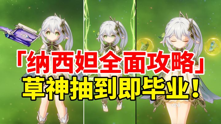 【原神3.2】纳西妲荣登王座!最强挂草副C草神全面培养攻略!截图