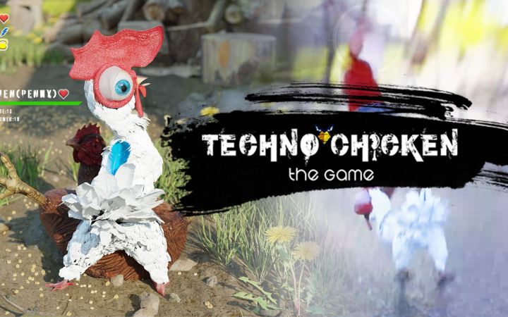 他是懂做只因的！动作开放世界新游《神奇之鸡》预告片（Techno Chicken）截图