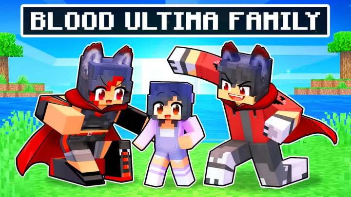 【Aphmau】在 Minecraft 中被 BLOOD ULTIMA FAMILY 采用!截图