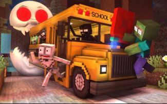 怪物学院第1819集丨Thomas The Train Horror Challenge丨我的世界动画