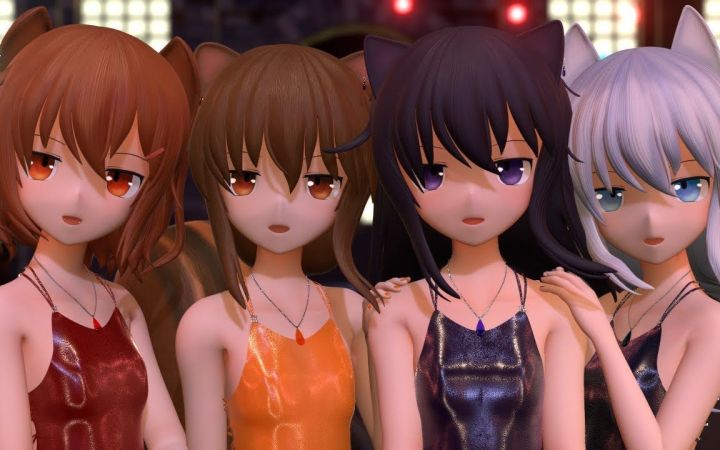 【MMD】LaLaL危 / LaLaLove【晓响雷电】【搬运】截图