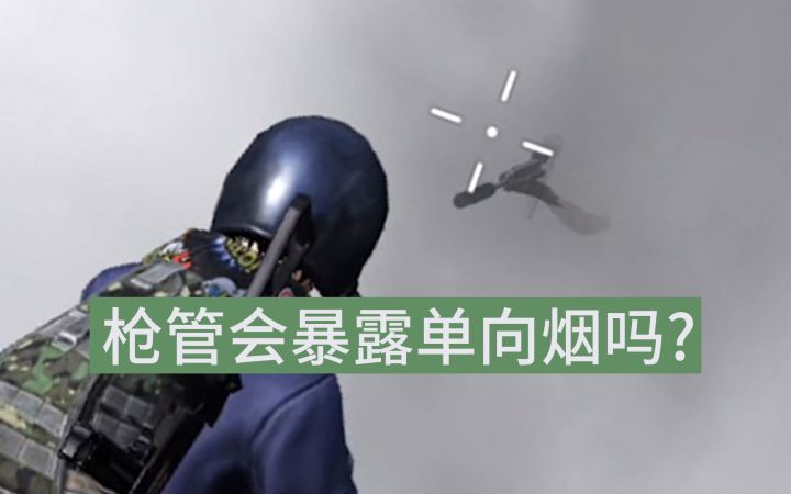 枪管会暴露单向烟吗？截图