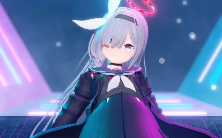 【碧蓝档案MMD】CH4NGE【普拉娜】【搬运】截图