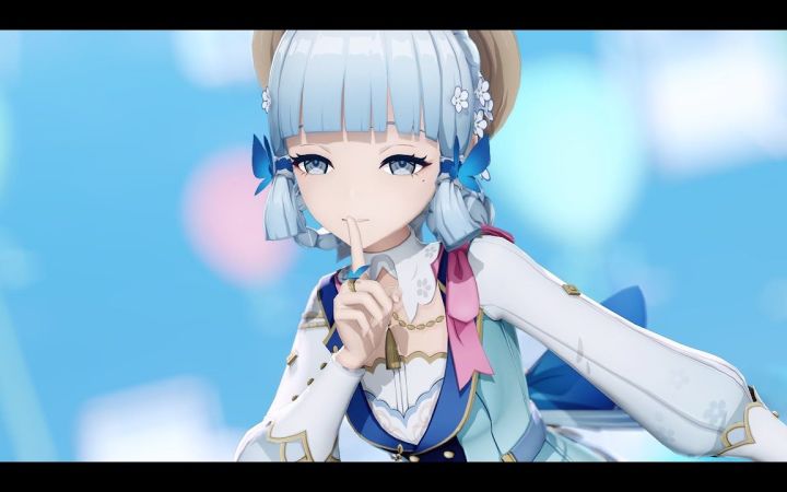 【原神MMD】爱言叶Ⅳ【绫华】【搬运】截图