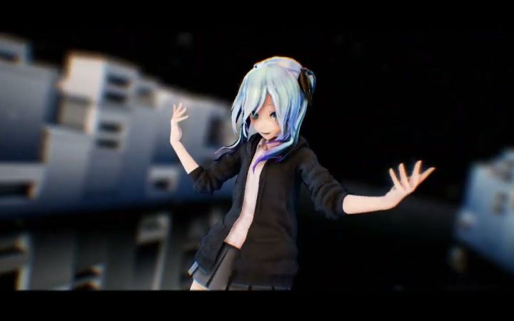 【MMD】孤独毒毒／syudou feat.初音ミク【Tda Hood Miku】【搬运】截图