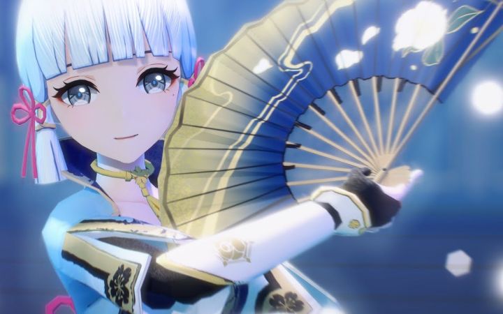 【原神MMD】响喜乱舞 【神里绫华】 【搬运】截图